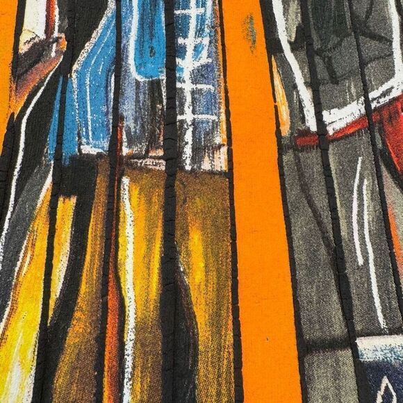 Jean Michel Basquiat Men’s Green Short Sleeve R-Shirt Art Tee Size Large - Picture 5 of 10